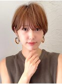 ショートボブ髪型30代40代50代前髪あり前髪なし面長丸顔【荒牧】