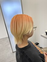 ゴウトゥデイシェアサロン 町田店(GO TODAY SHAiRE SALON)&nbsp;抜きっぱなしブロンド×ルーツカラー【町田】