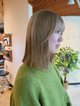 ロウバイレボ 柏(lou by revo) ミディアム/韓国風/レイヤーカット/顔回りカット/柏駅