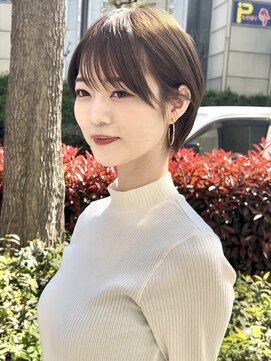 ビューシンサイバシ(VIEW SHINSAIBASHI) くすみカラー ミントアッシュ 韓国マッシュ オリーブグレージュ