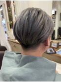 新規お得クーポンあり【見附　今町】メンズシルバーカラー