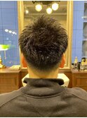 【30代 男性】ロンドンスパイキーショート（大宮/バーバー）