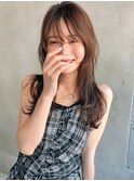 【ARTE表参道/青山】顔まわりレイヤーセミロング×透明感