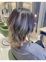 アース オーセンティック 高松レインボーロード店(EARTH Authentic)&nbsp;ウルフカット　アンブレラカラー