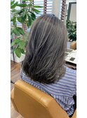 白髪ぼかしコントラストハイライト