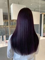 インカント バイ ハンズ incanto by hands 艶感バイオレット×ロングストレート（アディクシーカラー）
