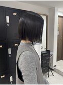 切りっぱなしボブ