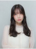 ２WAY前髪×韓国ウエーブカールメルティカラー