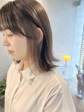 クプラ(Qpula) 【qpula 城慎太郎】インナーカラークリームベージュ