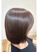 髪質改善ストレート　ボブ!