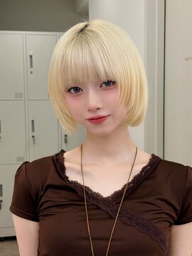 ロンドソレイユ 池袋(Lond soleil) くびれヘア/顔周り/韓国/ボブ/レイヤーカット/前髪/カラー/池袋