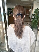 アサクラ シンキタ(ASAKURA SHINKITA)&nbsp;ポニーテールにしても可愛いゆるふわパーマfluffy perm