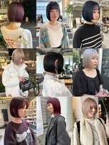 カフ(CAF)&nbsp;CAF松本/色々なボブデザイン