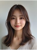 20代30代40代◎似合わせレイヤーカット/インナーカラー/韓国