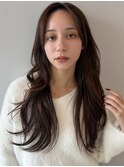 ロングレイヤーカット/髪質改善/無造作ヘア