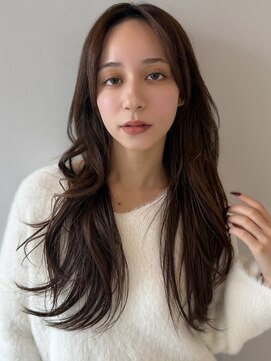 ロングレイヤーカット/髪質改善/無造作ヘア