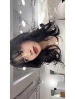 ミヨン 京都烏丸店(miyon)&nbsp;【miyon】韓国レイヤーカット×暗髪カラー×髪質改善