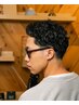 【men's cut+perm】メンズカットパーマ　刈り上げ有　￥17800