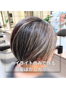 アッシュ 中山店(Ash) 【家郷限定】白髪ぼかしカラー