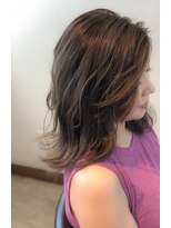 ヘアーサロン 6(hair salon)&nbsp;ハイライト×ベージュアッシュ