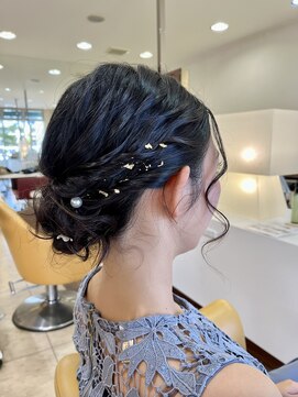 サンロード ヴィフ SUNROAD vif 結婚式お呼ばれヘアセット