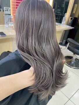 キャパ(CAPA) 透明感グレージュ×韓国風レイヤーカット(茅ヶ崎/20代/韓国ヘア)