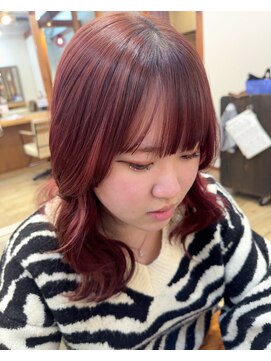 ジル フラン 吉田店(JILL franc) ヴァイオレットカラー3/1暖色カラー大人ガーリー