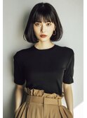 髪質改善で叶うツヤ感ナチュラルボブ