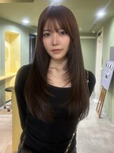 ウタ&nbsp;chocolate brown【大通/顔周り/前髪/レイヤー/髪質改善】