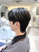 ノラ ウメダ(NORA UMEDA)&nbsp;韓国ヘア ダウンパーマ×毛流れマッシュ×リーフカット