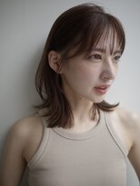 ヌヌ 渋谷 原宿 明治神宮前(nunu) レイヤーカットウルフカットボブグレージュオリーブべージュ