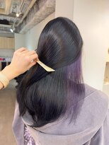 hyon myon/RISEbyREVO 綾瀬店【ヒョンミョン】&nbsp;ハッシュカット/デザインカラー/グレージュ[綾瀬駅/韓国ヘア]
