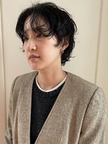 エン 三島(en)&nbsp;黒髪ショート/マッシュショート/ニュアンスパーマ/モード/三島