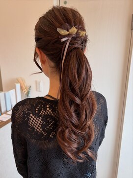 リブヘア(LiB hair) ポニーテールアレンジ☆