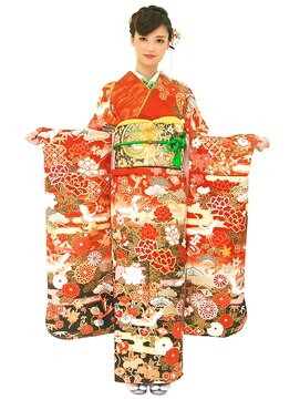 ゲッカビジン(GEKKABIJIN) レンタル振袖FS-35 65000円《東京着物レンタル/六本木月下美人》