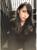 グレージュハイライトインナーカラー