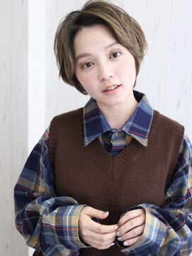 ハレ(HALE) 【HALE銀座】20代にオススメ☆カジュアルハンサムショート