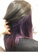 △バイオレットインナーカラー△