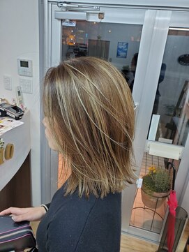 ヘアアンドスパピノキオ(HAIR&SPA PINOKIO) かき上げラフボブ☆