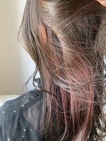 リアン(Lien)&nbsp;Lien☆インナーカラー×ピンクベージュ×デザインカラー