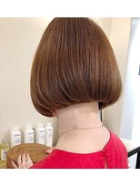 ピズム(PISM)&nbsp;小顔ミディアムワンレンイメチェンボブ