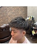 フェードジェットモヒカン/アクセントカラー/暖色系カラー