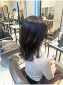春に向けて暖かみのある艶カラー ☆ ラベンダーグレージュ