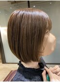 ショートボブ/アッシュベージュ