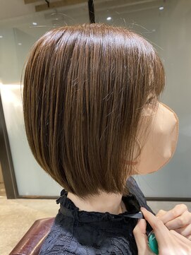 エイト 上野店(EIGHT ueno) ショートボブ/アッシュベージュ