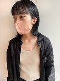 ぷつっとワイドバングに外ハネロブ