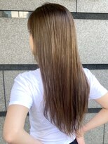 アルバム 渋谷パルコ(ALBUM)&nbsp;グロスグレージュ_チェリーブラウンフェミニンロング_ba351931