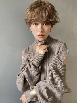 パーク(PARK) 【PARK】カーキベージュ×テディベアショート