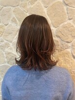 アムネシア たまプラーザ(AMNESIA)&nbsp;くびれボブ/大人かわいいヘア/カーキグレージュ