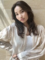 セミロング/艶髪/ロング/パーマ/癖毛風/銀座有楽町/20代30代40代